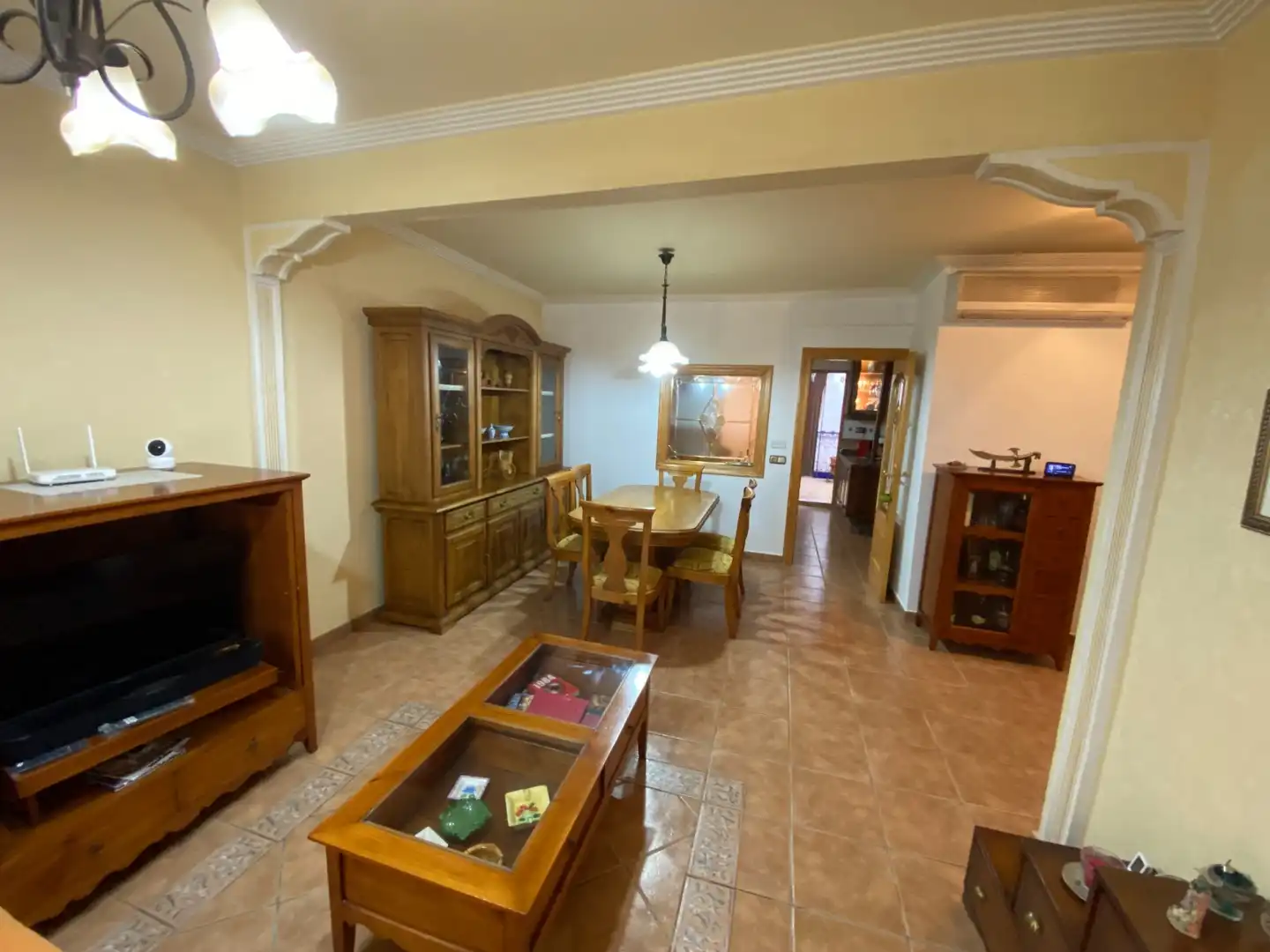 Esszimmer von Haus oder Chalet zum Verkauf in Sax mit Klimaanlage, Terrasse und Schwimmbad