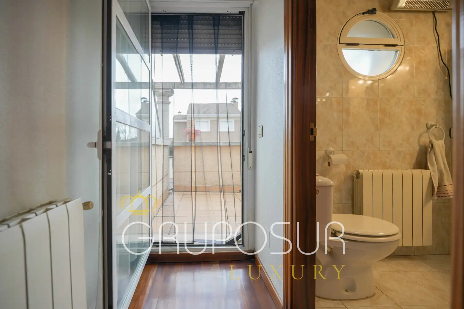 Terraza de Casa adosada en venta en Arroyo de la Encomienda con Calefacción, Jardín privado y Parquet