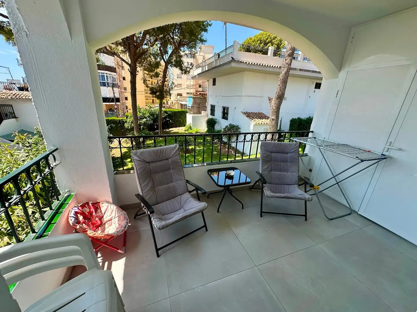 Terrace of Apartments for rent in Solymar