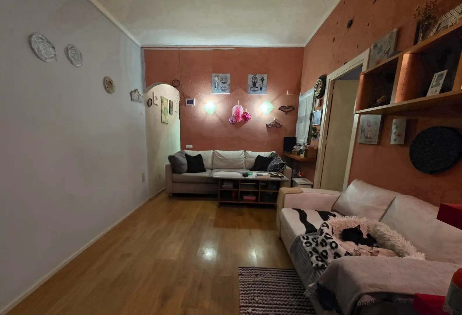 Sala de estar de Local en venta en Barcelona con Aire acondicionado, Parquet y Amueblado