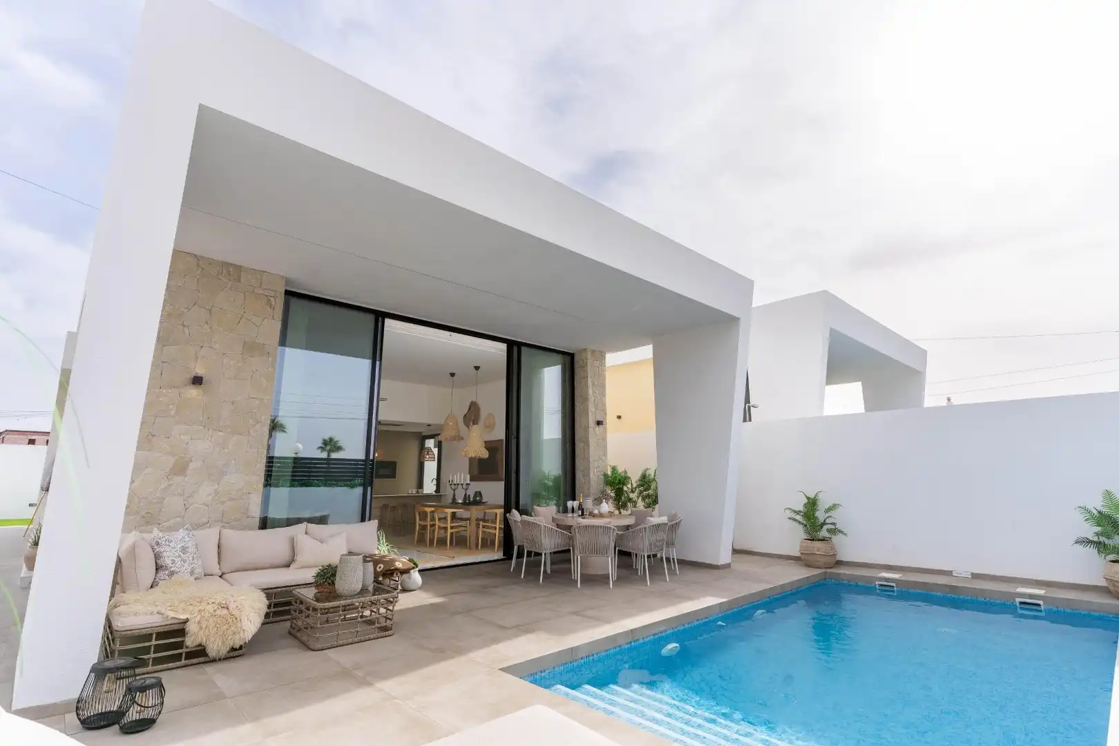 Terrassa de Casa o xalet en venda en Torrevieja amb Aire condicionat, Calefacció i Jardí privat