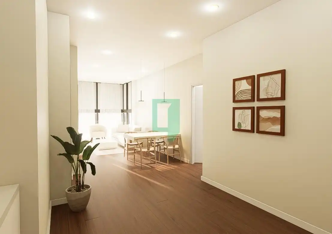 Wohnzimmer von Dachboden zum Verkauf in Badalona mit Klimaanlage