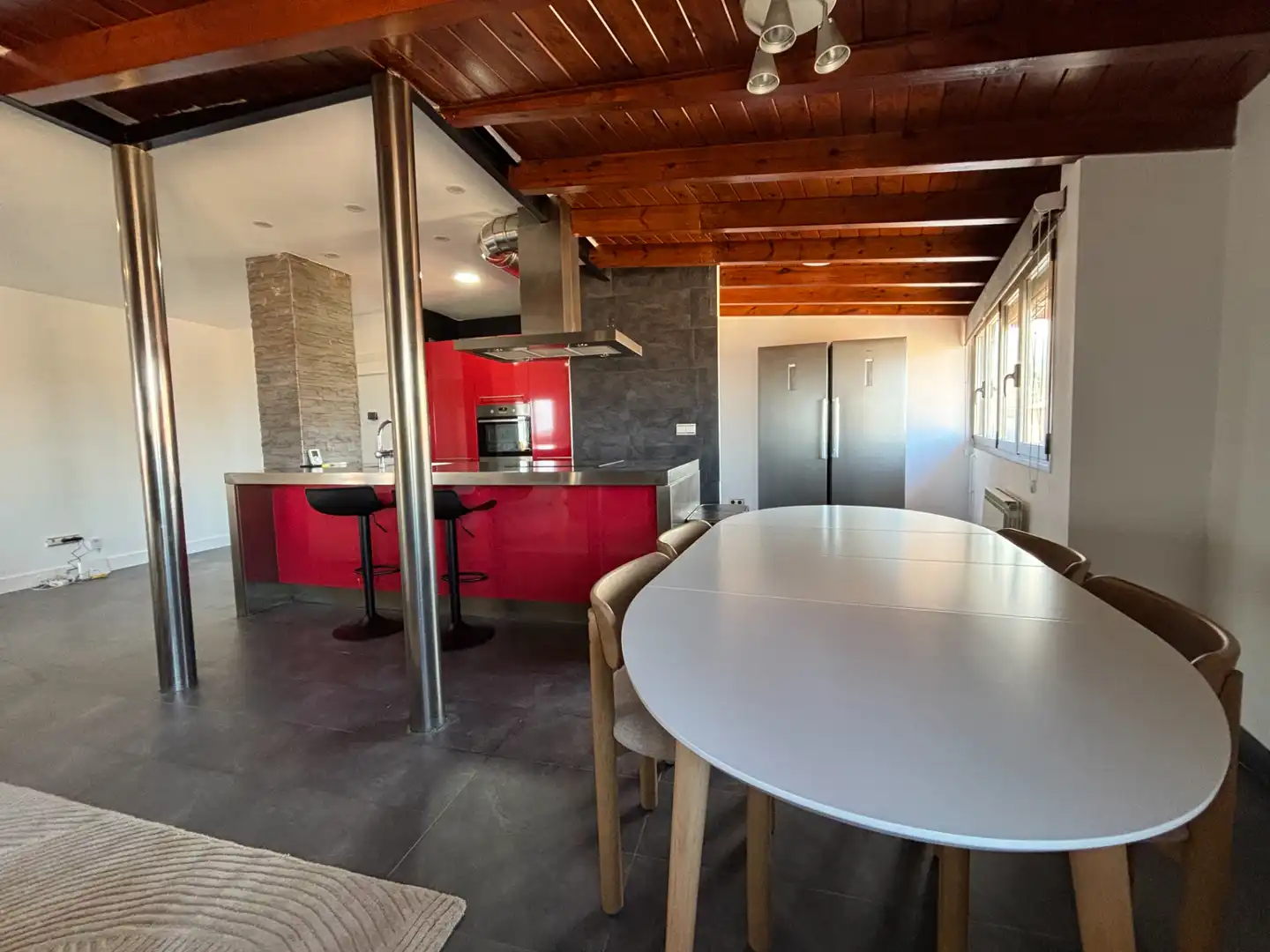 Cocina de Ático de alquiler en La Zubia con Aire acondicionado, Calefacción y Jardín privado
