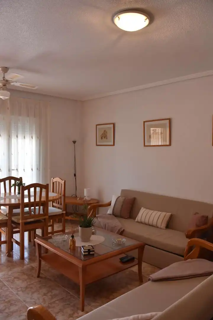 Sala de estar de Dúplex en venta en Orihuela con Terraza, Piscina y Amueblado