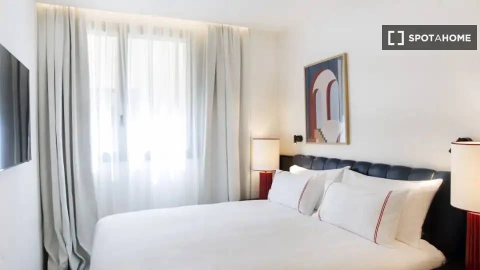 Bedroom of Flat for rent in Barcelona  with Air Conditioner, Heating and Furnished