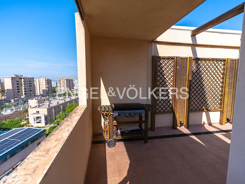 Terrace of Attic for rent in Alicante / Alacant  with Air Conditioner, Heating and Terrace