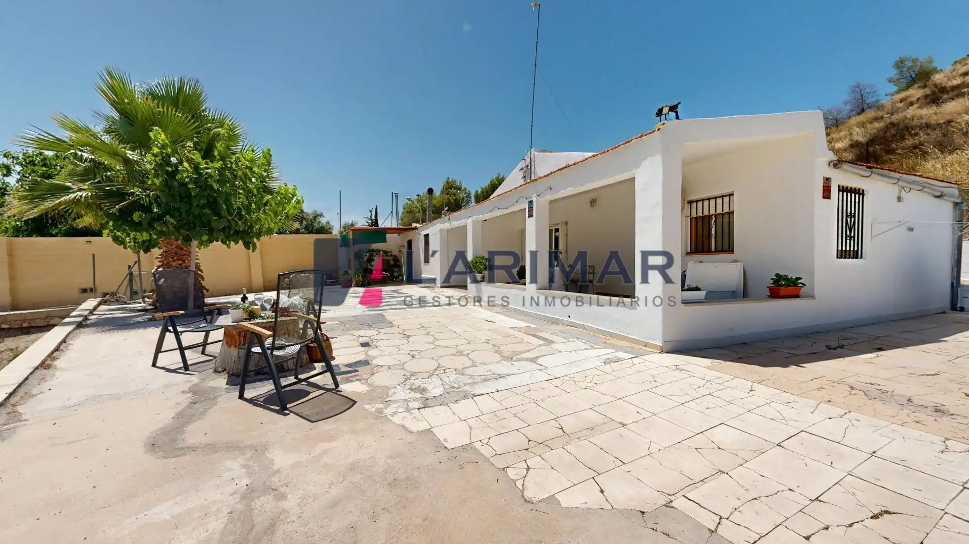 Vista exterior de Casa o xalet en venda en Aspe amb Aire condicionat, Calefacció i Jardí privat