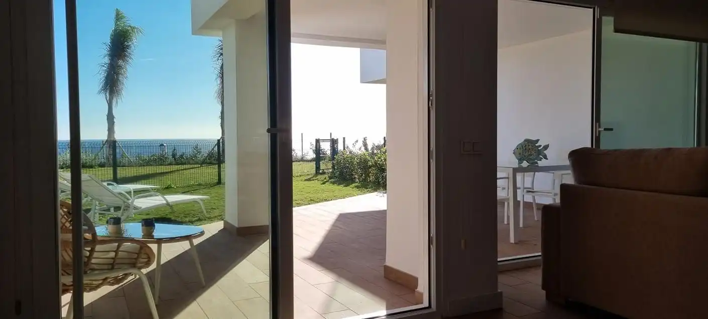Jardí de Apartament de lloguer en Torrox amb Aire condicionat, Calefacció i Jardí privat