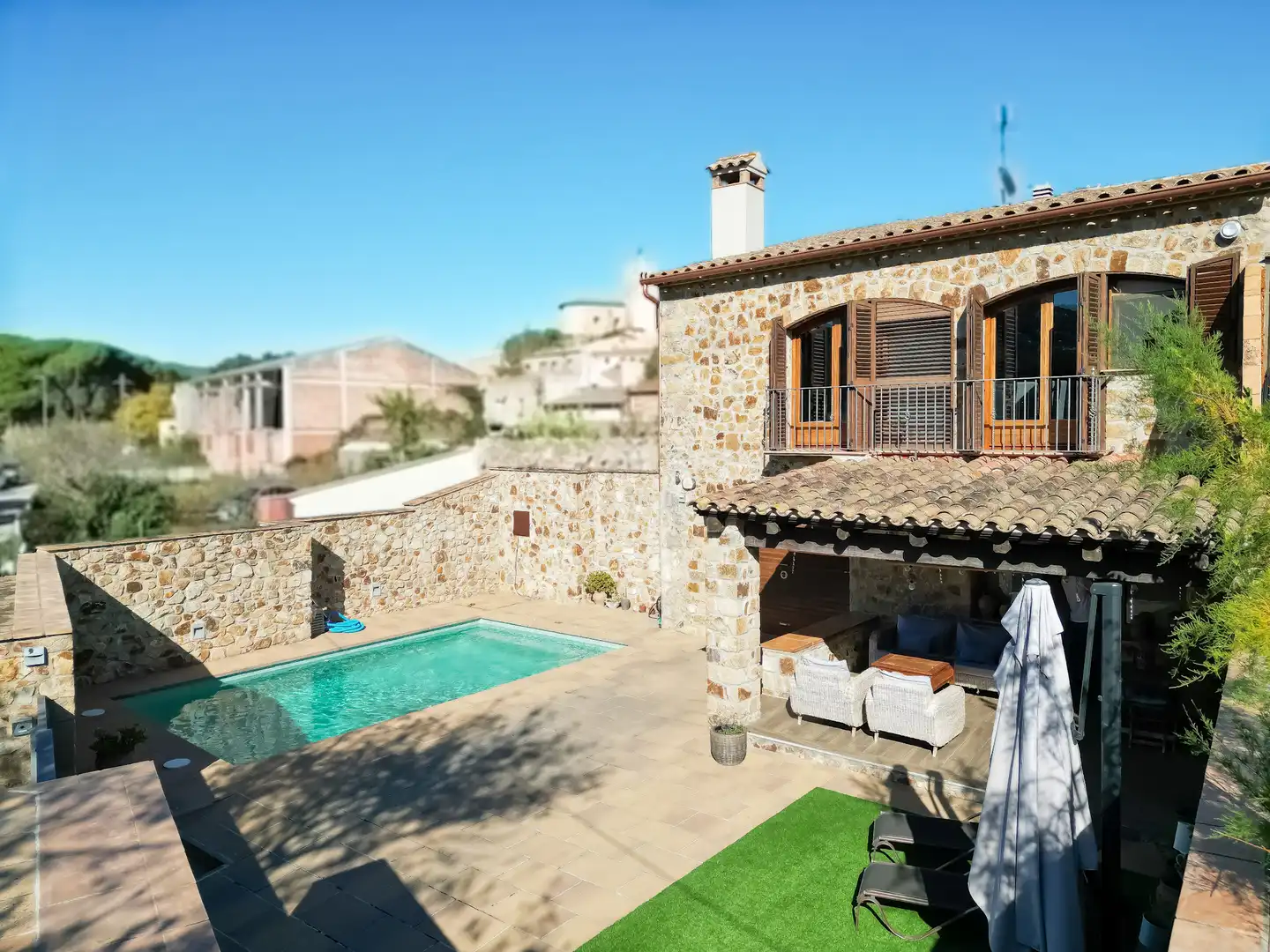 Piscina de Finca rústica en venta en Calonge i Sant Antoni con Calefacción y Jardín privado