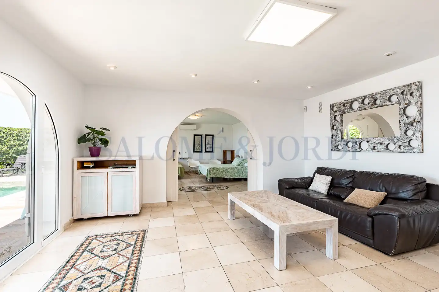 Sala de estar de Casa o chalet en venta en Cabrils con Aire acondicionado, Calefacción y Jardín privado