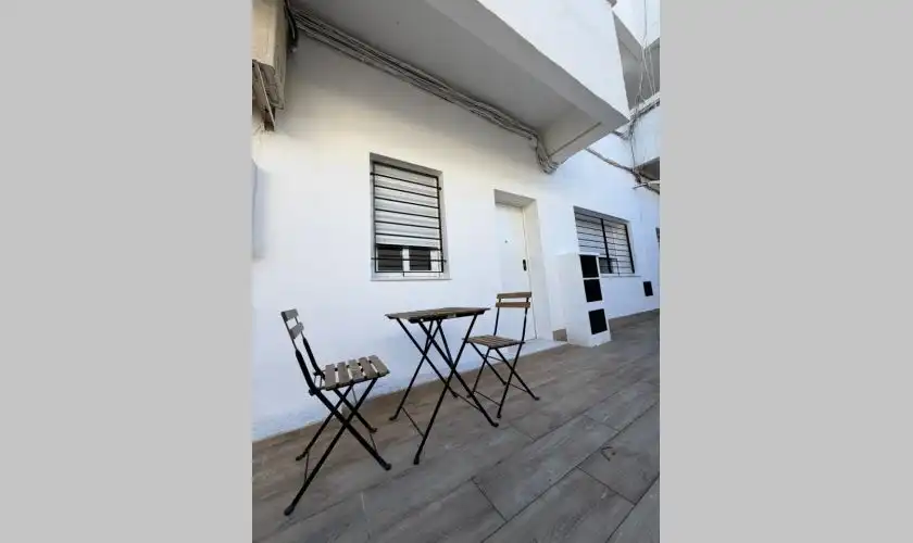 Terrasse von Wohnung zum Verkauf in Mojácar mit Klimaanlage, Heizung und Terrasse