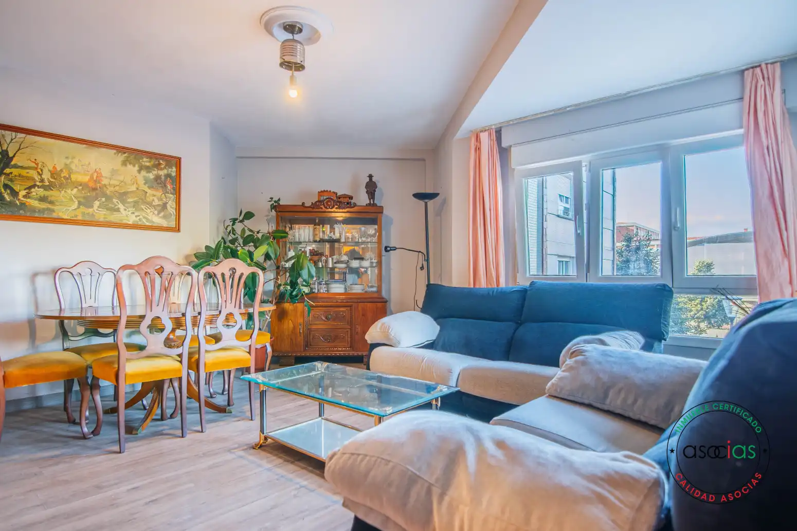 Living room of Flat for sale in Gijón   with Furnished