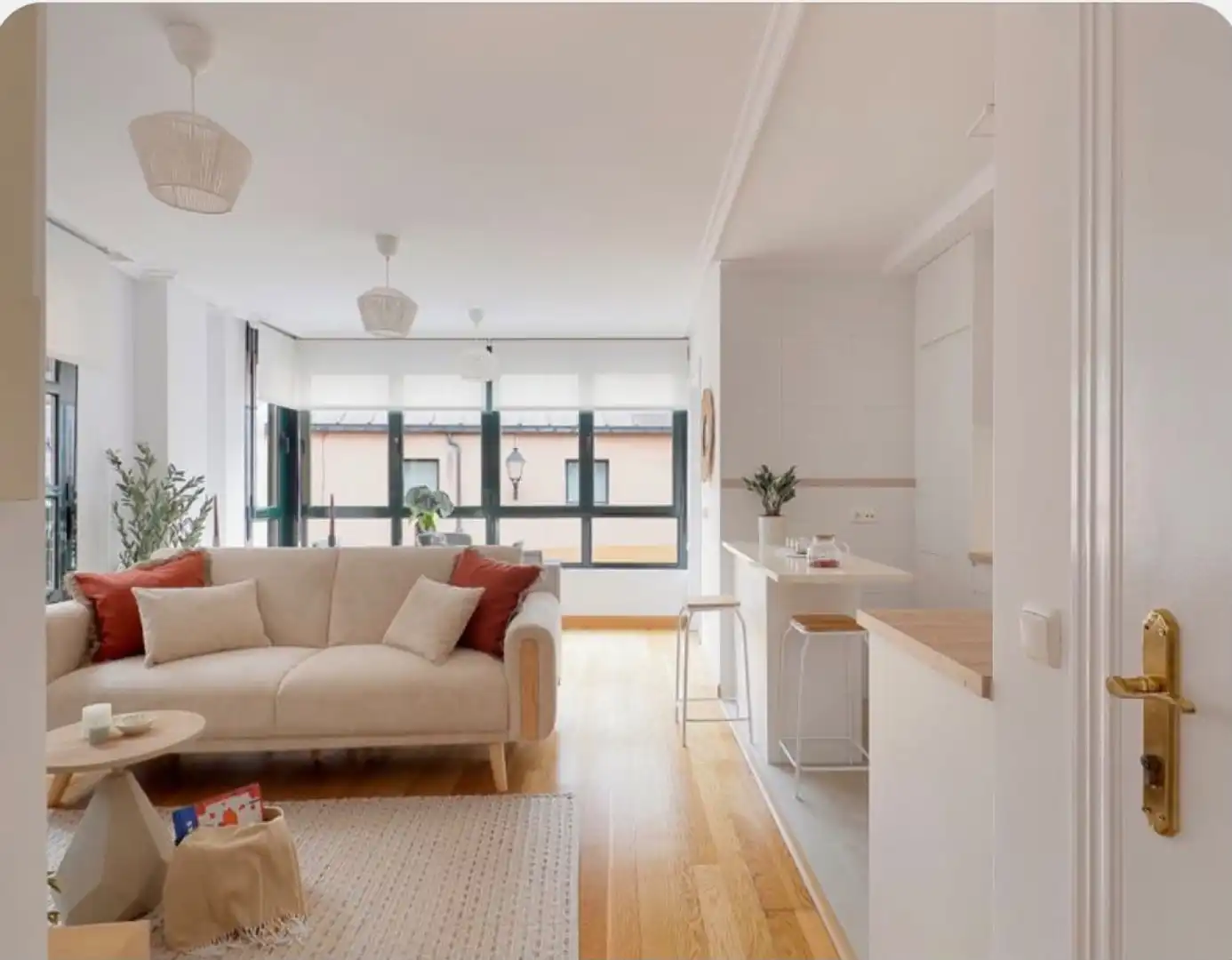 Sala de estar de Piso en venta en Gijón  con Amueblado