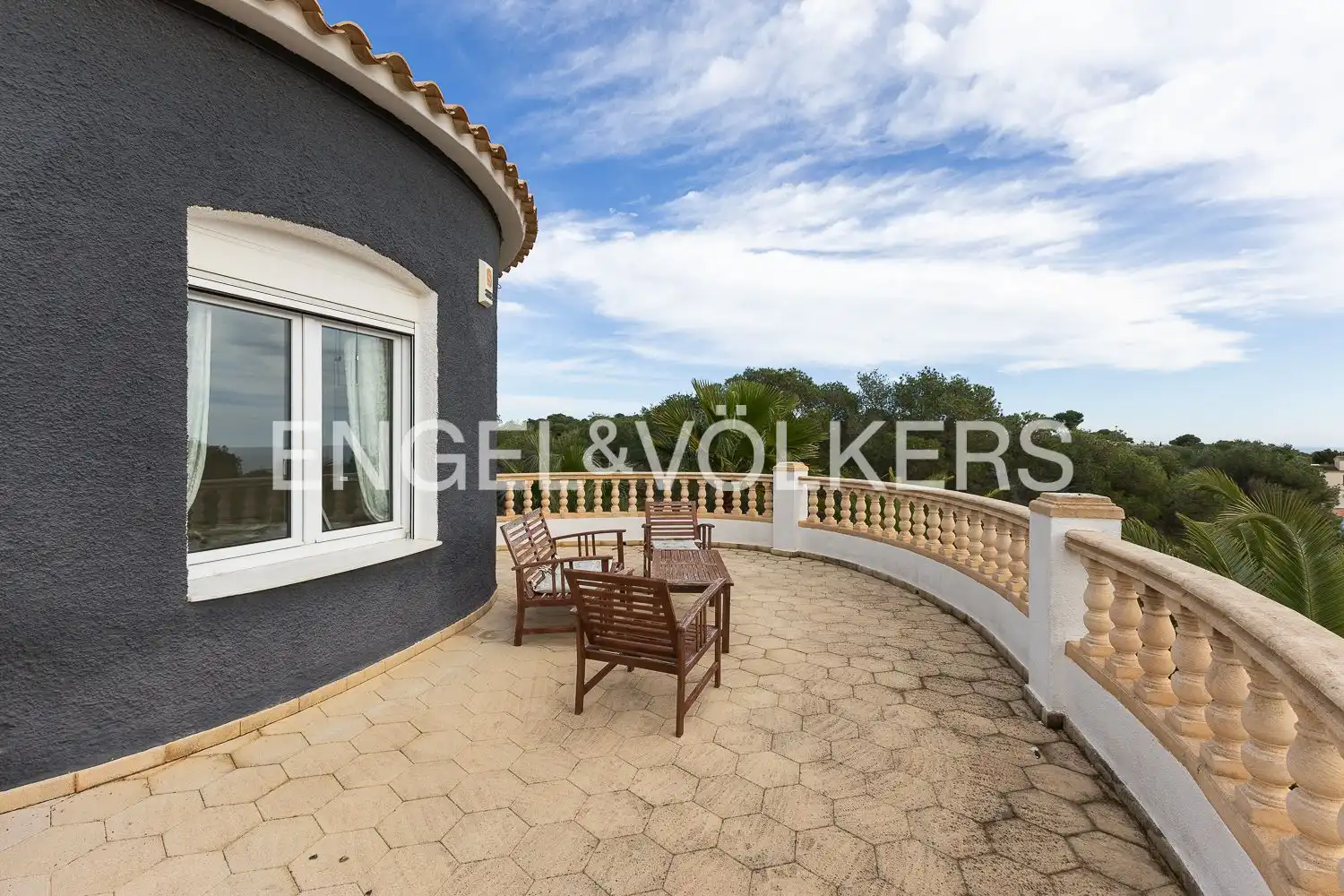 Terrace of Houses for sale in Jávea / Xàbia  with Air Conditioner, Heating and Private garden