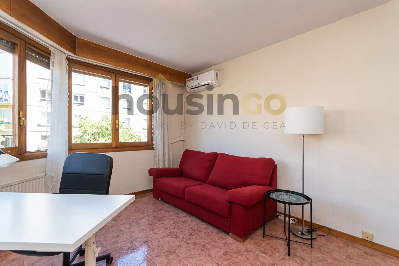 Wohnzimmer von Wohnung zur Miete in Madrid mit Klimaanlage, Heizung und Möbliert