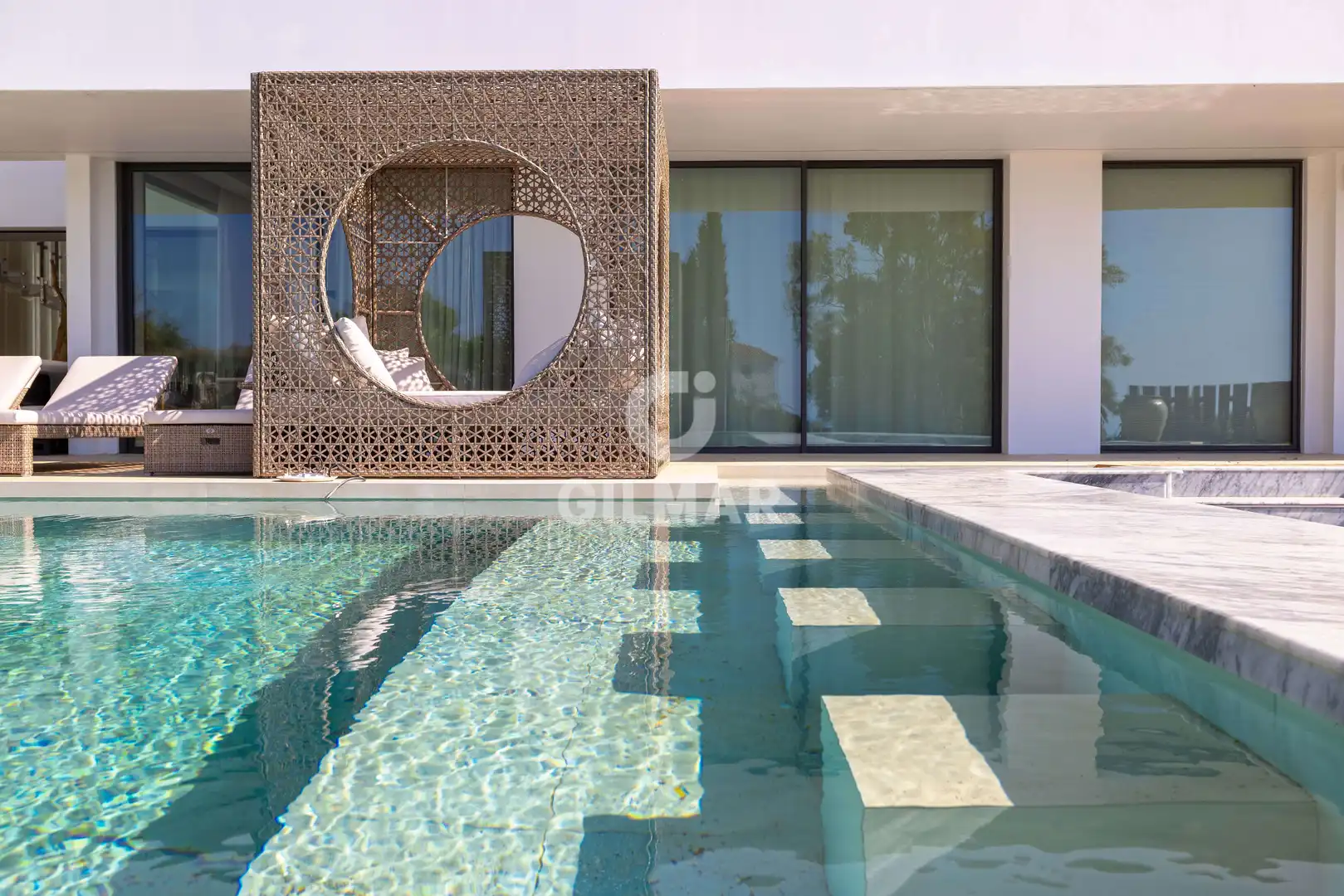 Swimming pool of Houses for sale in Benalmádena  with Heating, Private garden and Swimming Pool