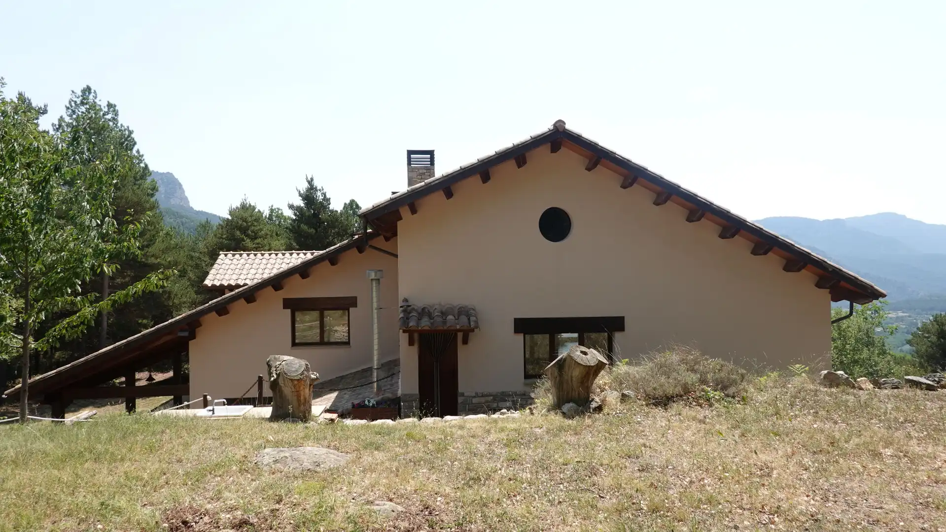 Vista exterior de Casa o chalet en venta en Guixers con Calefacción, Jardín privado y Terraza