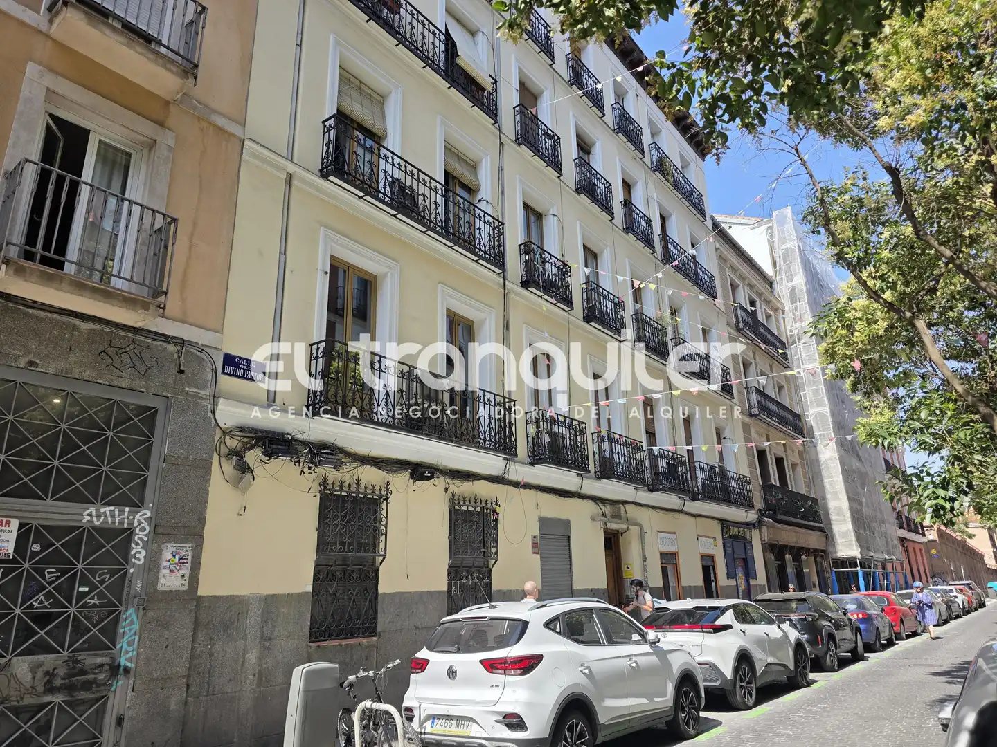 Vista exterior de Pis de lloguer en Madrid amb Aire condicionat, Moblat i Rentadora