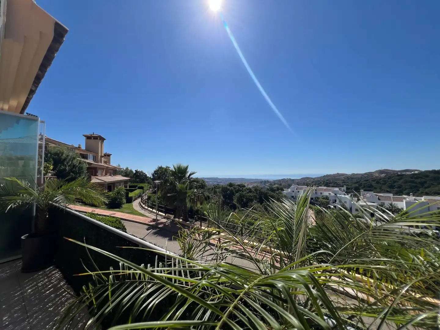 Vista exterior de Casa adosada en venda en Ojén amb Aire condicionat, Jardí privat i Terrassa