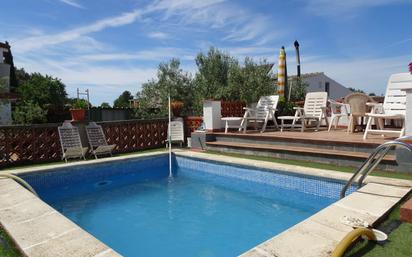 Piscina de Casa o xalet en venda en El Pla de Santa Maria amb Terrassa, Piscina i Balcó