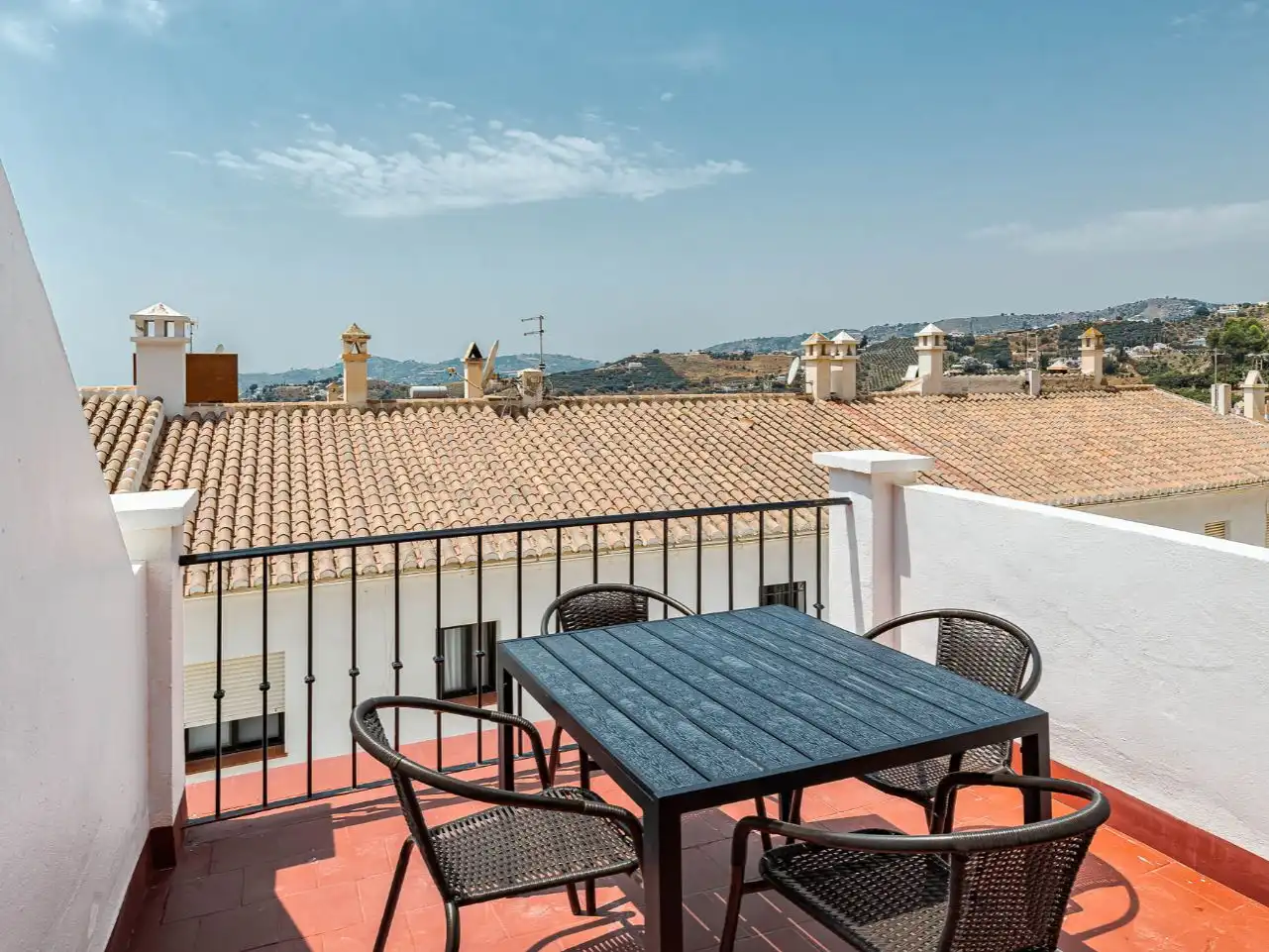 Terrassa de Pis de lloguer en Frigiliana, Málaga