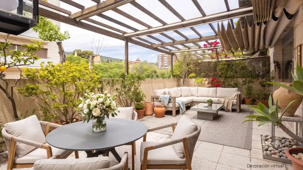 Terraza de Apartamento en venta en Barcelona con Aire acondicionado, Calefacción y Parquet