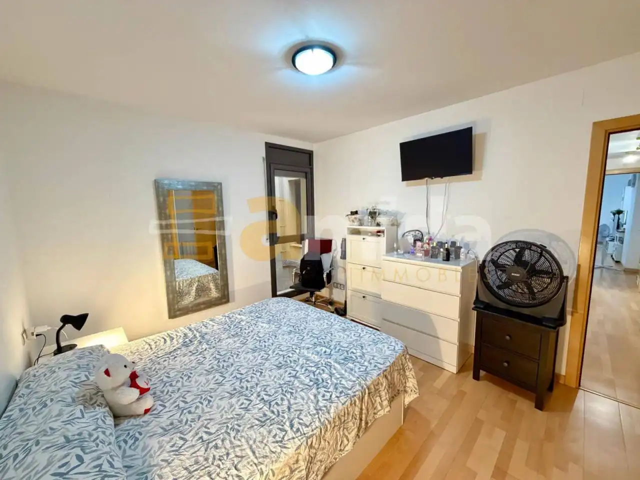 Bedroom of Flat for sale in Sabadell  with Air Conditioner, Heating and Parquet flooring
