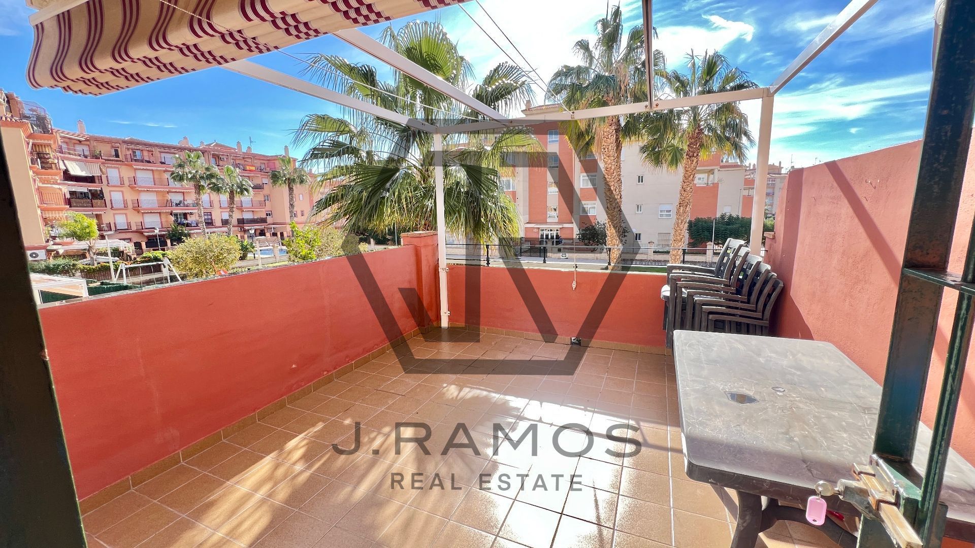 Terrace of Flat to rent in Algarrobo  with Air Conditioner, Heating and Terrace