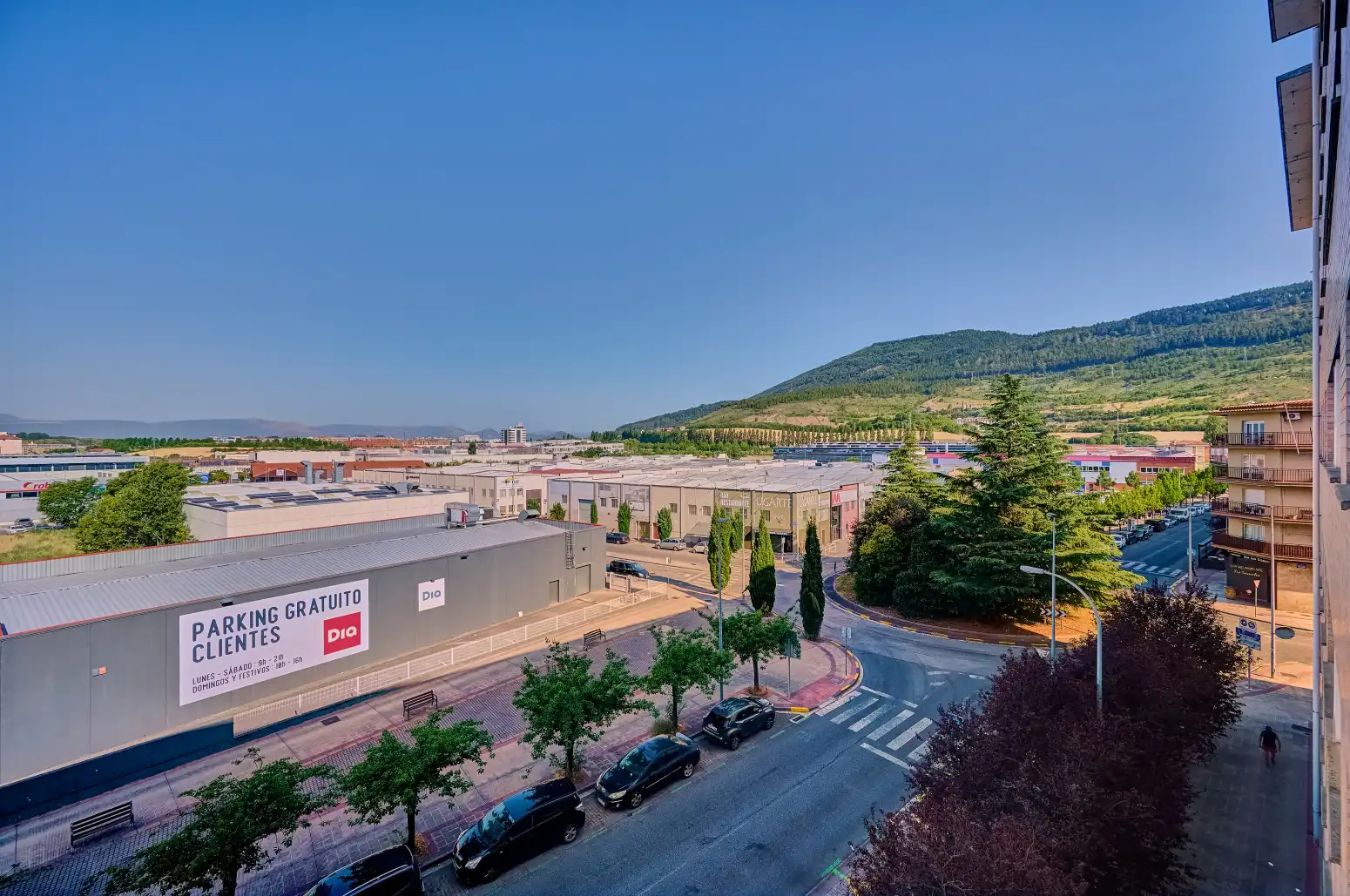 Vista exterior de Piso en venta en Ansoáin / Antsoain con Calefacción, Parquet y Trastero