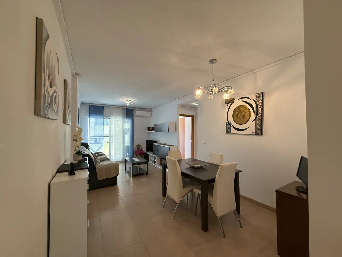 Living room of Flat for sale in Dénia  with Air Conditioner, Heating and Terrace