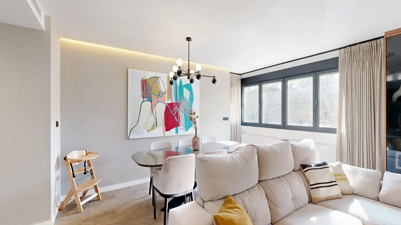 Sala de estar de Piso en venta en Cartagena con Aire acondicionado