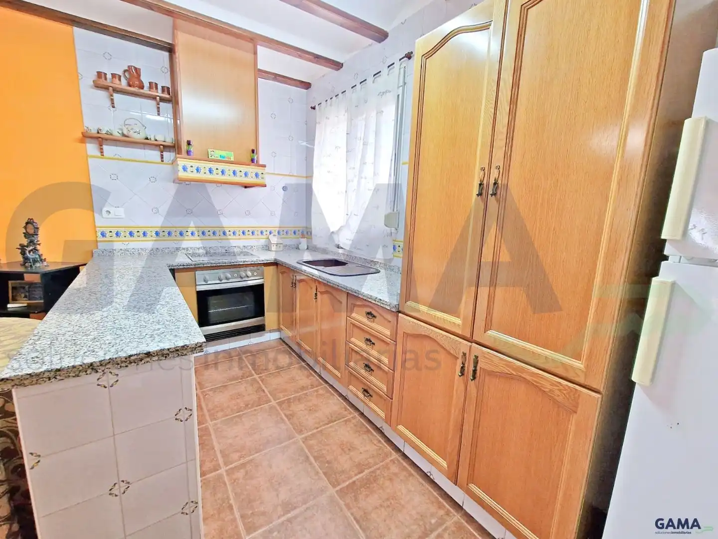 Cocina de Casa o chalet en venta en La Pobla Llarga con Aire acondicionado y Piscina