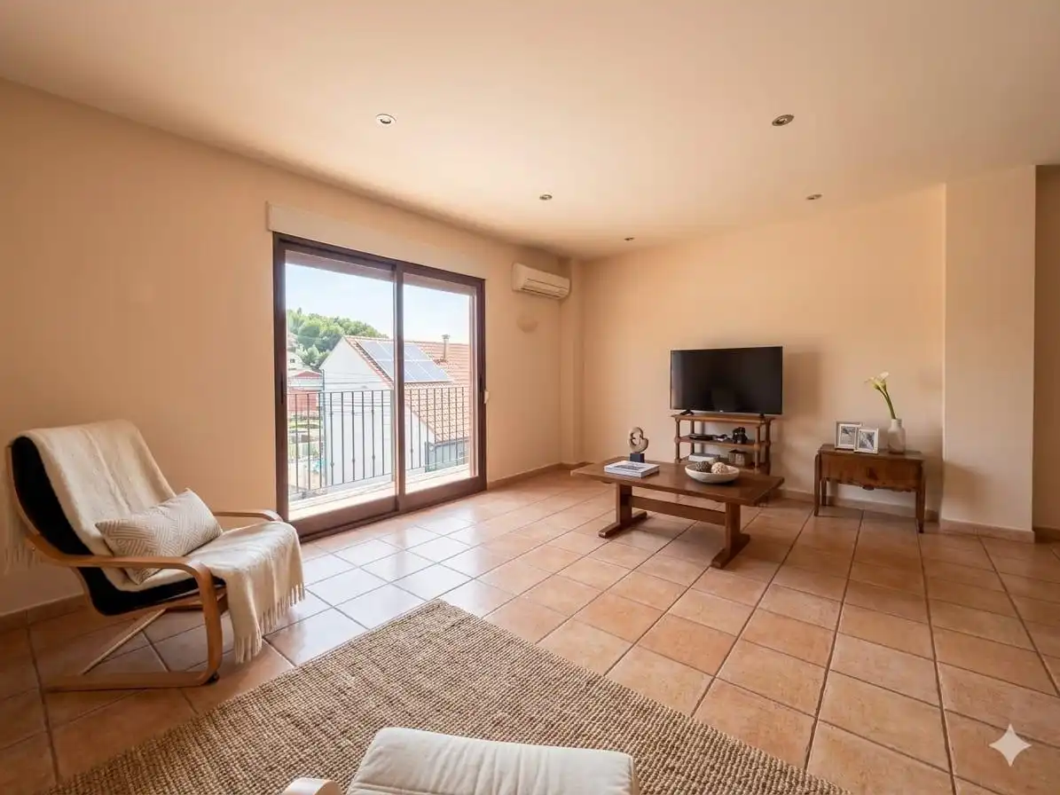 Sala de estar de Casa o chalet en venta en Murcia con Aire acondicionado, Terraza y Amueblado