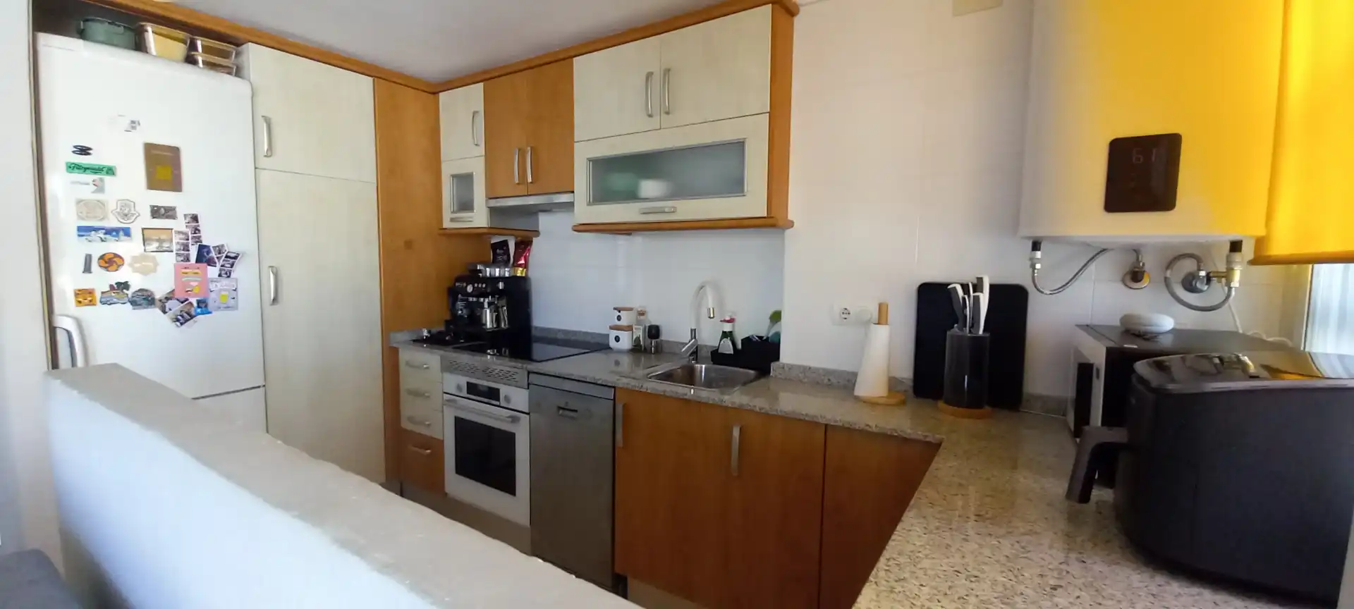 Cuina de Apartament en venda en Gandia amb Aire condicionat, Calefacció i Moblat