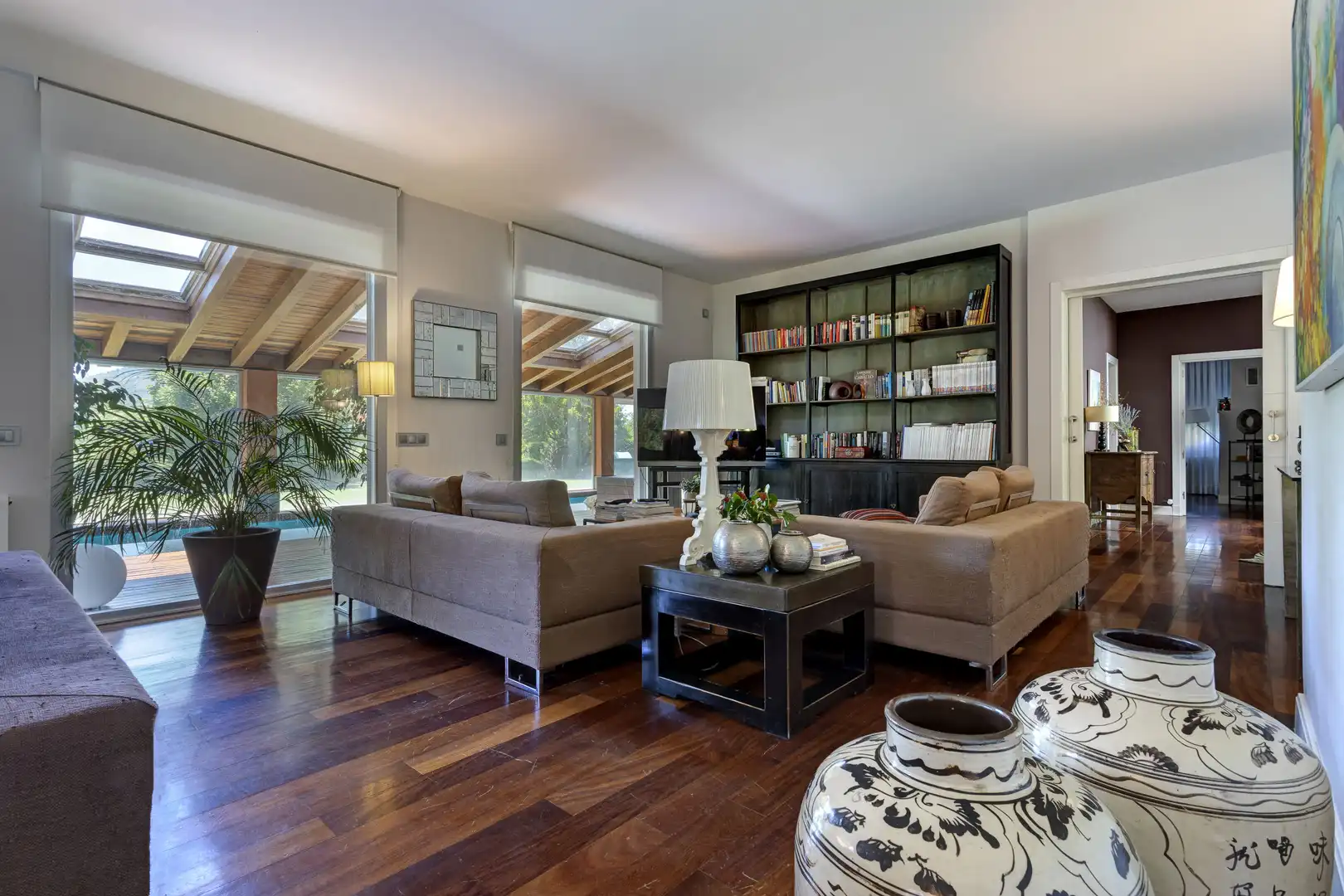 Living room of Houses for sale in Real Sitio de San Ildefonso  with Air Conditioner, Heating and Private garden