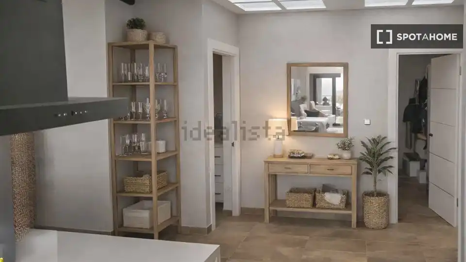 Habitación de Apartamento para compartir en Elche / Elx con Aire acondicionado, Terraza y Amueblado