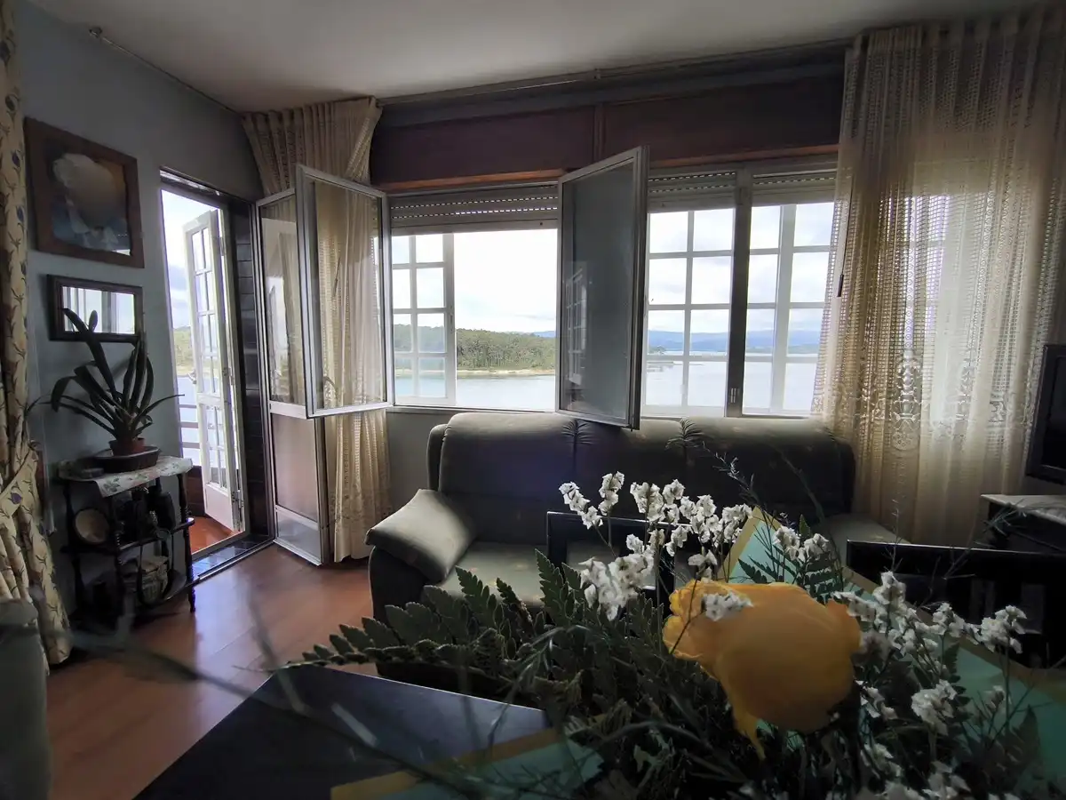 Wohnzimmer von Wohnung zum Verkauf in Vilagarcía de Arousa mit Heizung, Parkett und Abstellraum