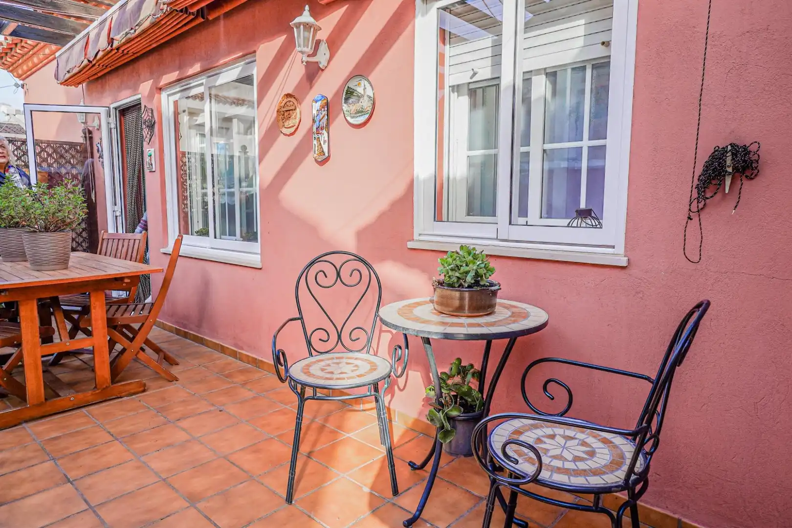 Terrace of Detached homes for sale in Vilallonga del Camp  with Air Conditioner, Heating and Private garden