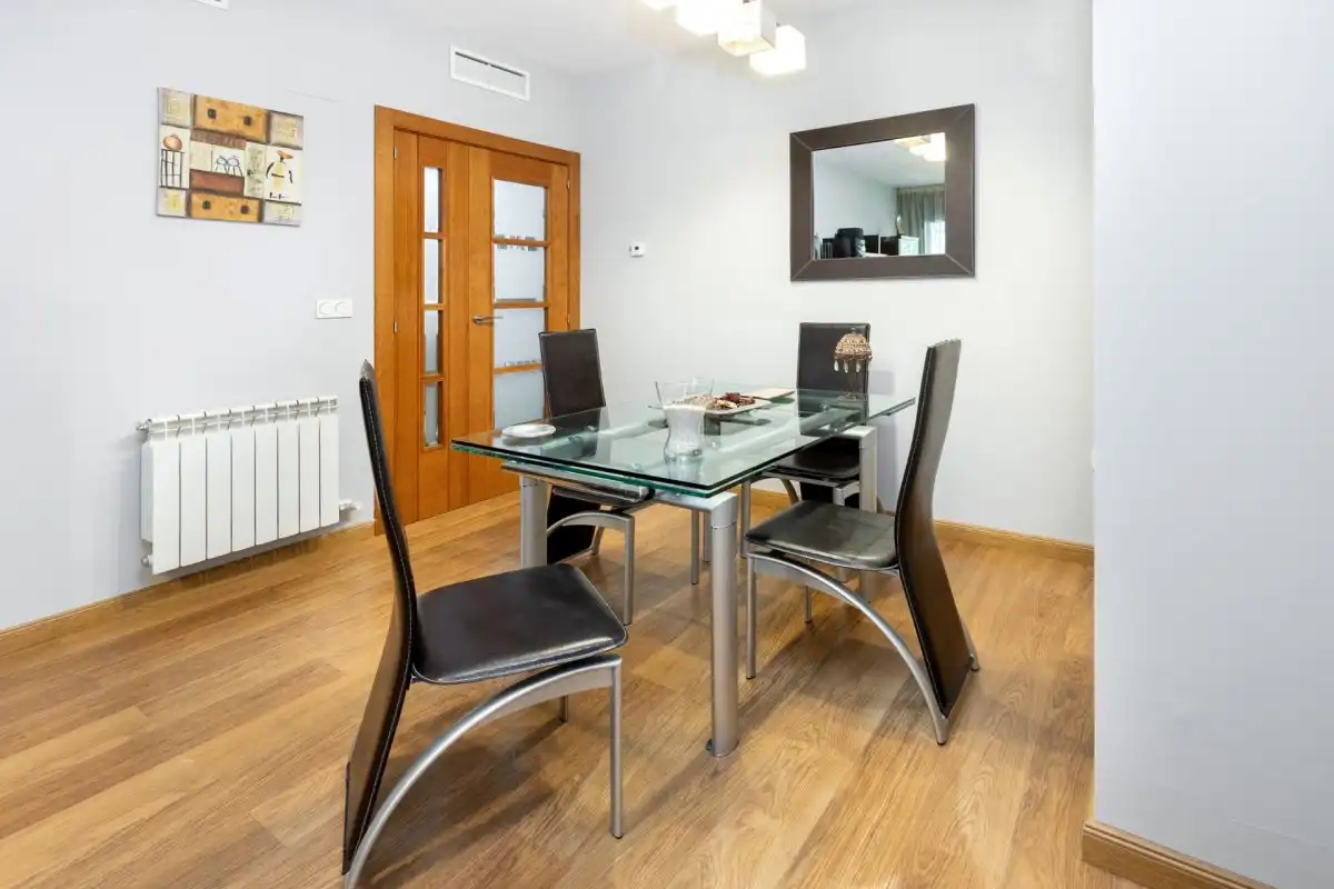 Dining room of Flat for rent in Granada  with Heating, Private garden and Storage room