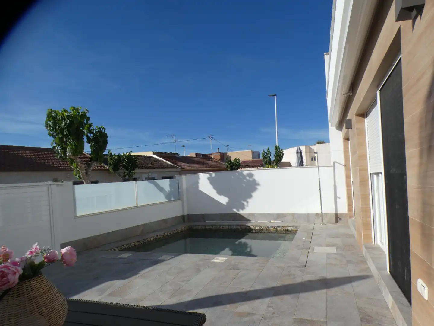 Piscina de Casa adosada en venta en San Pedro del Pinatar con Aire acondicionado, Calefacción y Jardín privado