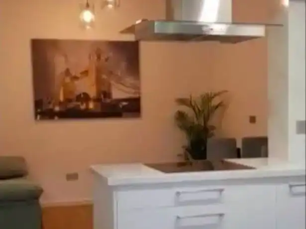 Küche von Wohnung zur Miete in Olula del Río mit Klimaanlage, Privatgarten und Abstellraum