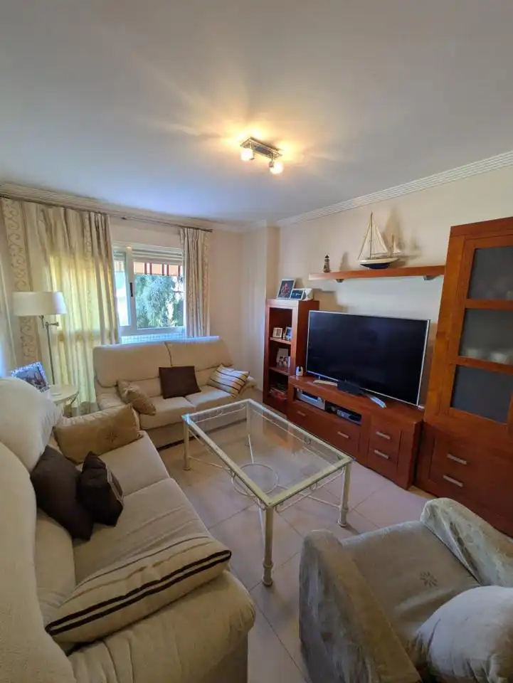 Sala de estar de Piso de alquiler en Vélez-Málaga con Terraza y Amueblado