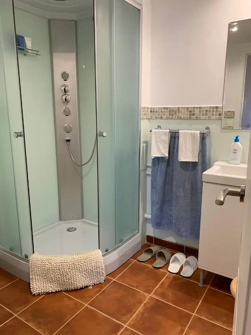 Bany de Casa o xalet de lloguer en Mijas amb Aire condicionat, Calefacció i Jardí privat