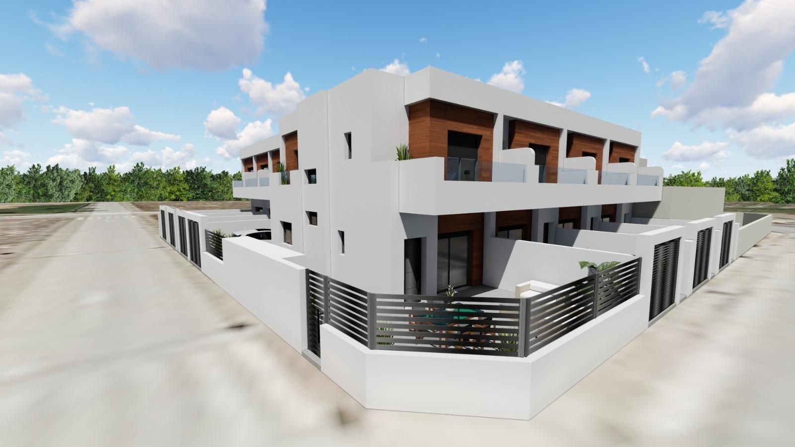 Vista exterior de Casa adosada en venta en Rafal con Aire acondicionado, Jardín privado y Terraza