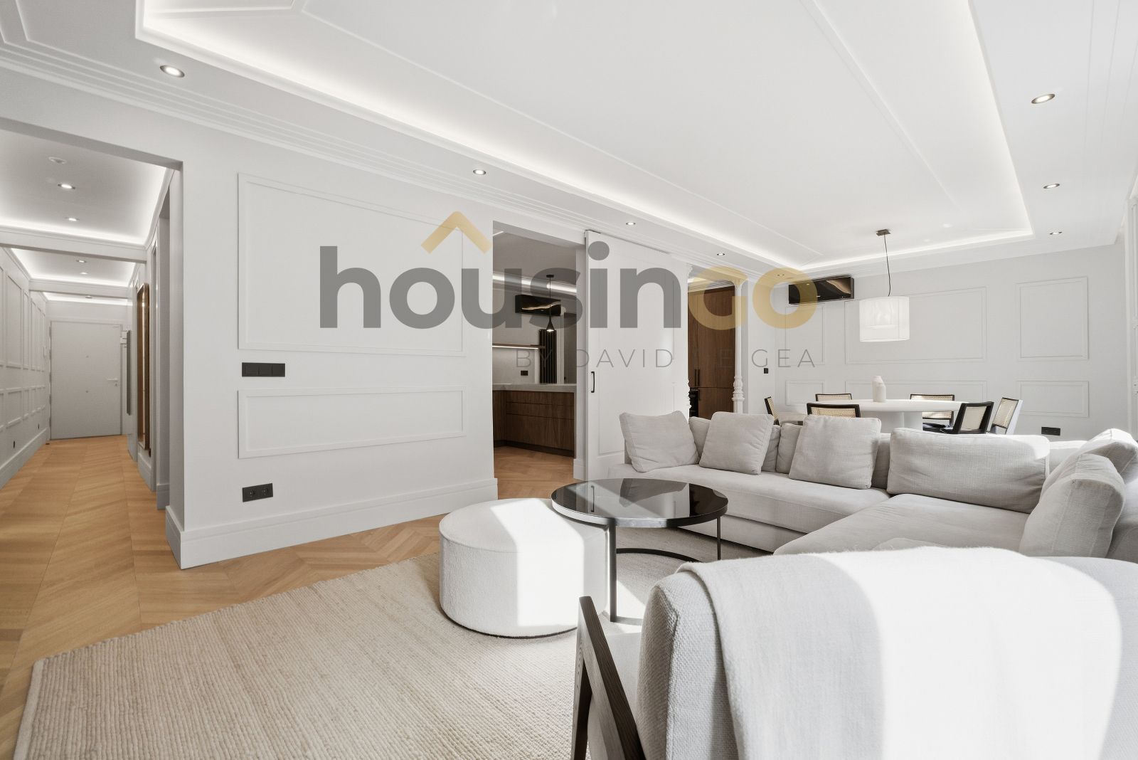 Sala de estar de Piso en venta en  Madrid Capital con Aire acondicionado, Calefacción y Terraza