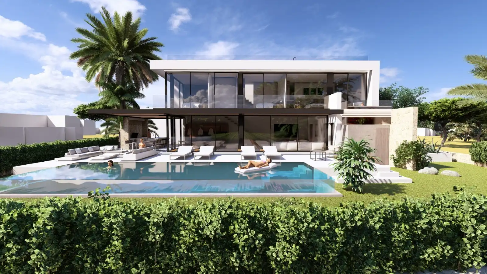 Villa mit Pool zum Verkauf in Cala Blanca