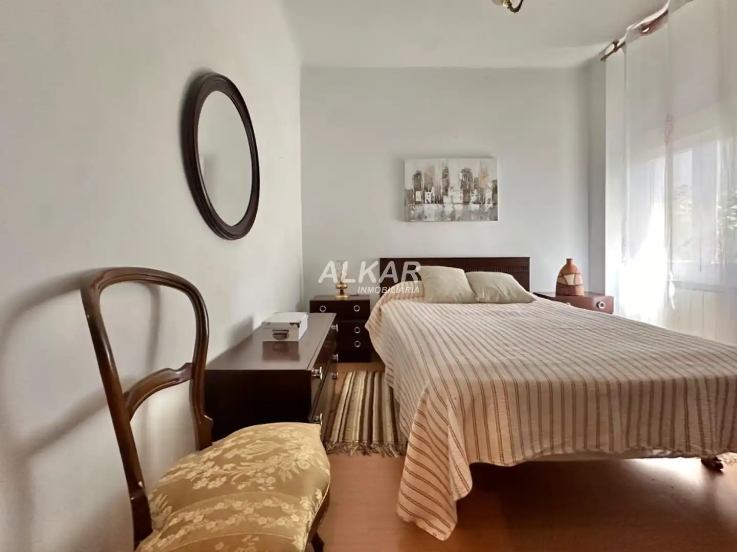 Bedroom of Houses for sale in Ribaforada  with Air Conditioner, Heating and Parquet flooring