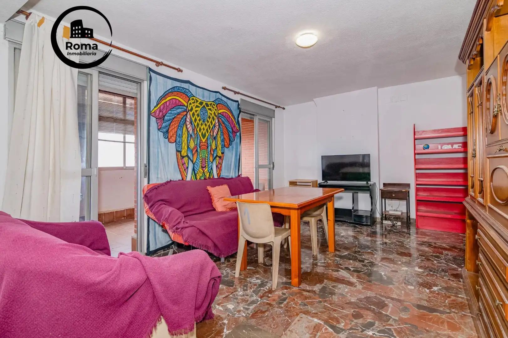 Sala de estar de Dúplex en venta en Granada con Aire acondicionado, Terraza y Trastero