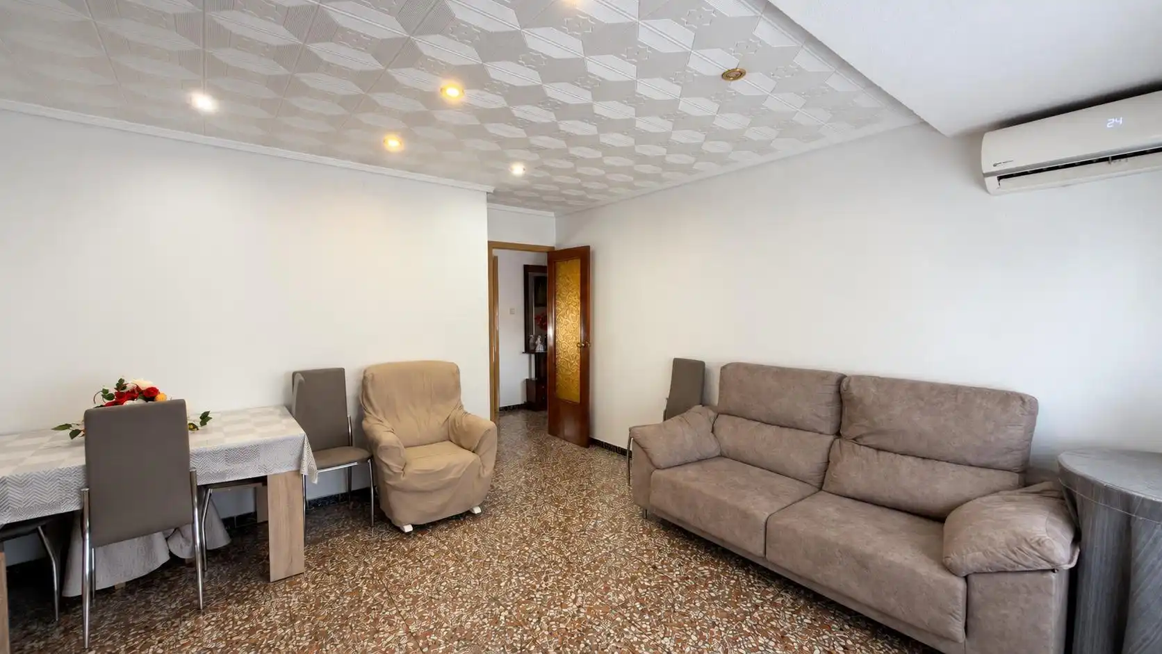 Sala d'estar de Pis en venda en Elche / Elx amb Aire condicionat, Calefacció i Balcó