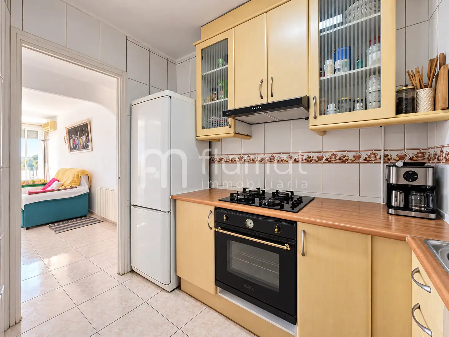 Kitchen of Flat for sale in Mercat - Mas Moixa